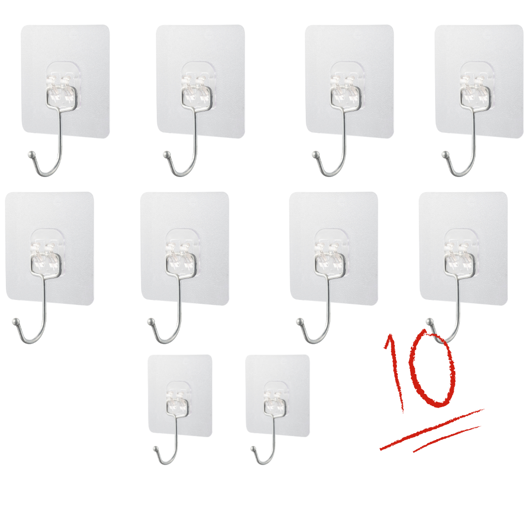 Reusable Ice Shower Patches with Hooks - Pack of 10